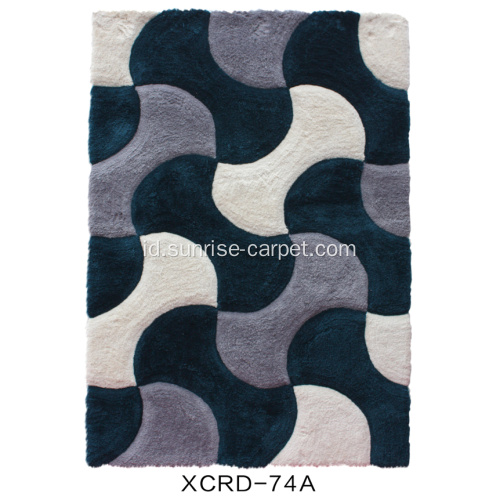 Karpet Desain 3D Microfiber